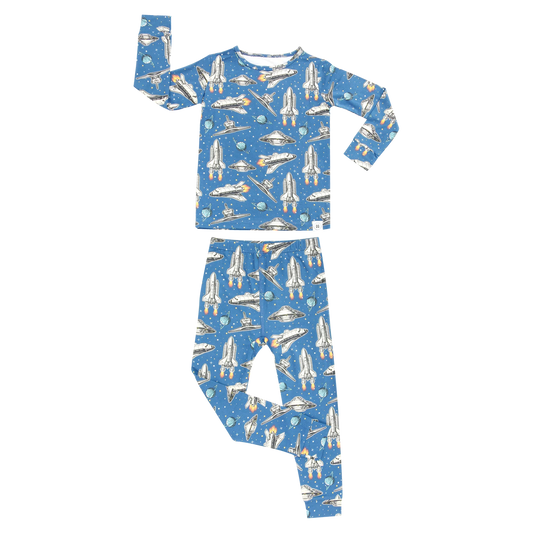 Bamboo Big Kid Pajama's || Deep in Orbit