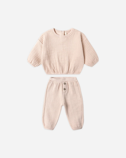 Textured Sweat Set || Antique
