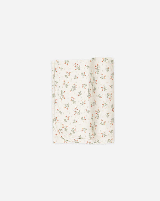 Bamboo Swaddle || Strawberries