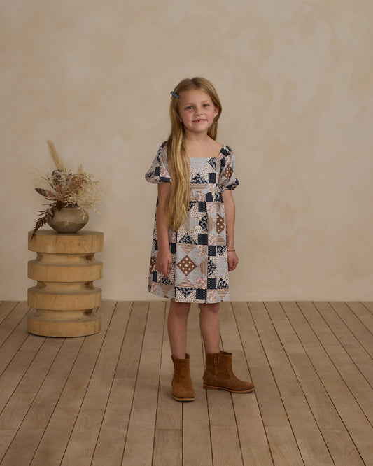 CASSIDY DRESS PATCHWORK