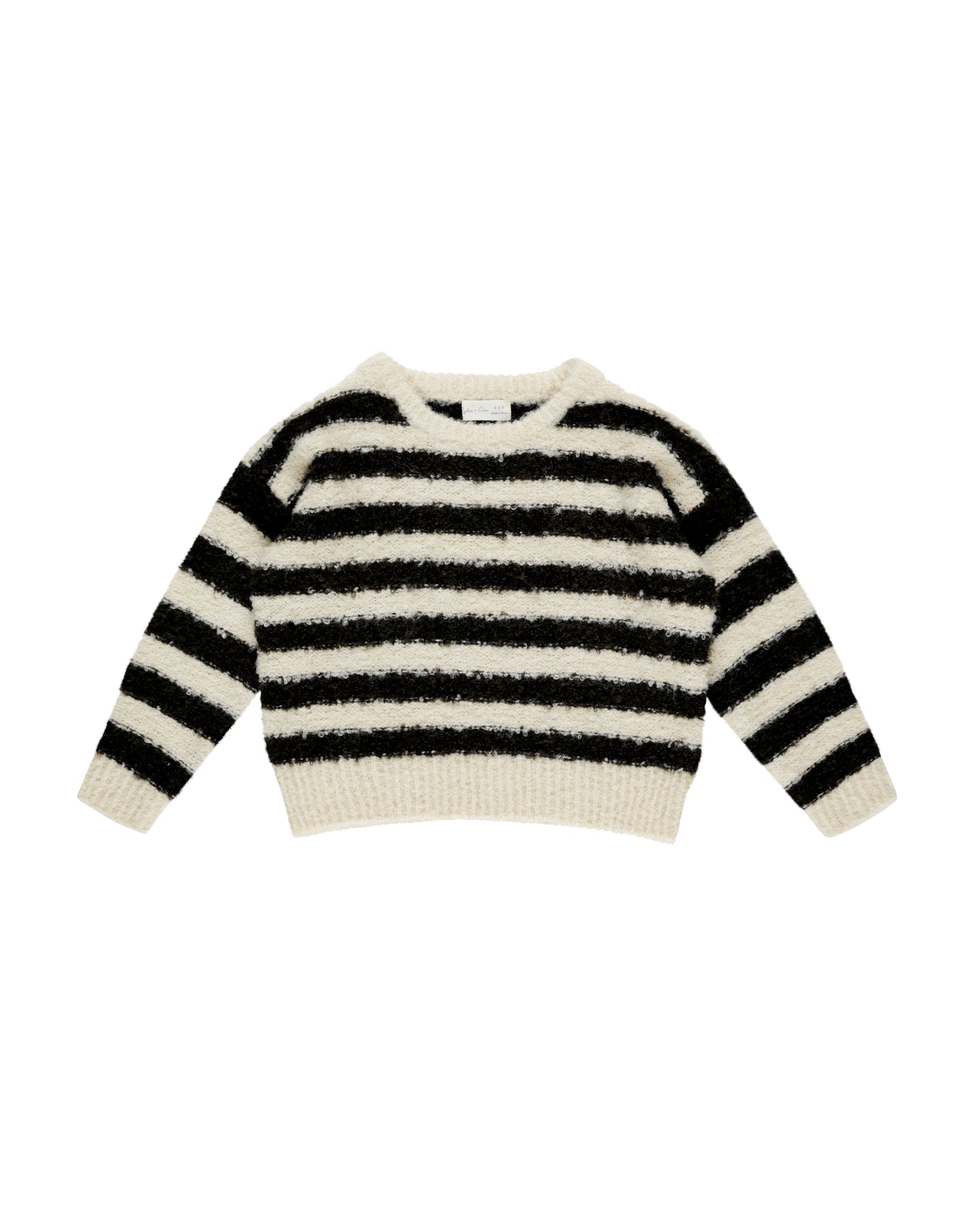 Aspen Sweater Fuzzy Stripe