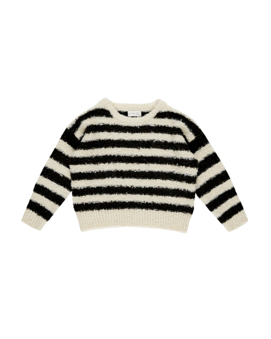 Aspen Sweater Fuzzy Stripe