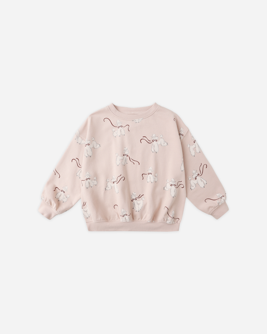 Relaxed Sweatshirt & Jogger Sweatpant Set|| Poodles