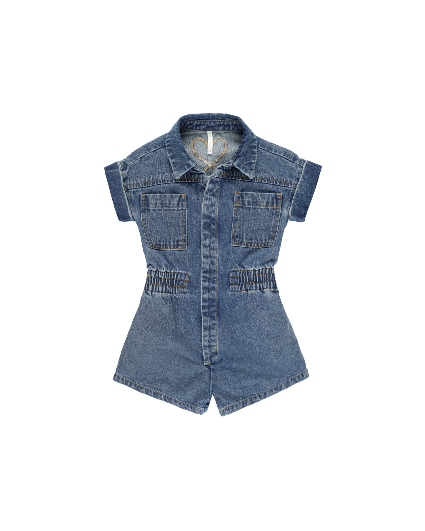 UTILITY ROMPER INDIGO