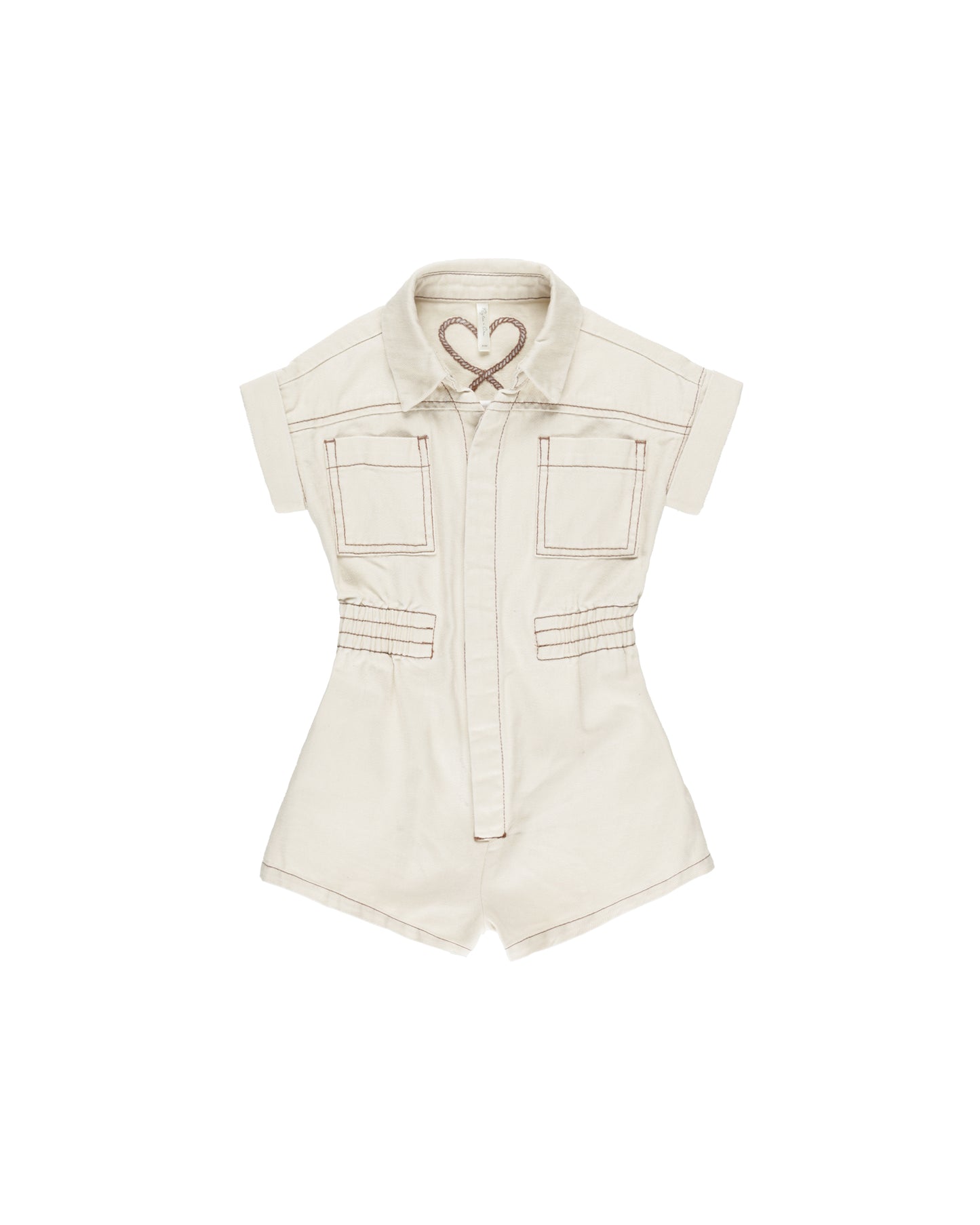 UTILITY ROMPER NATURAL