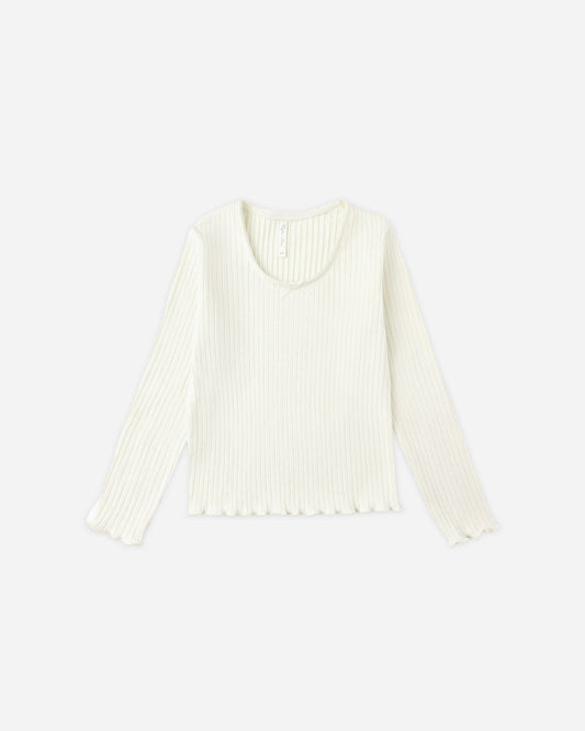 Ribbed Long Sleeve Shirt