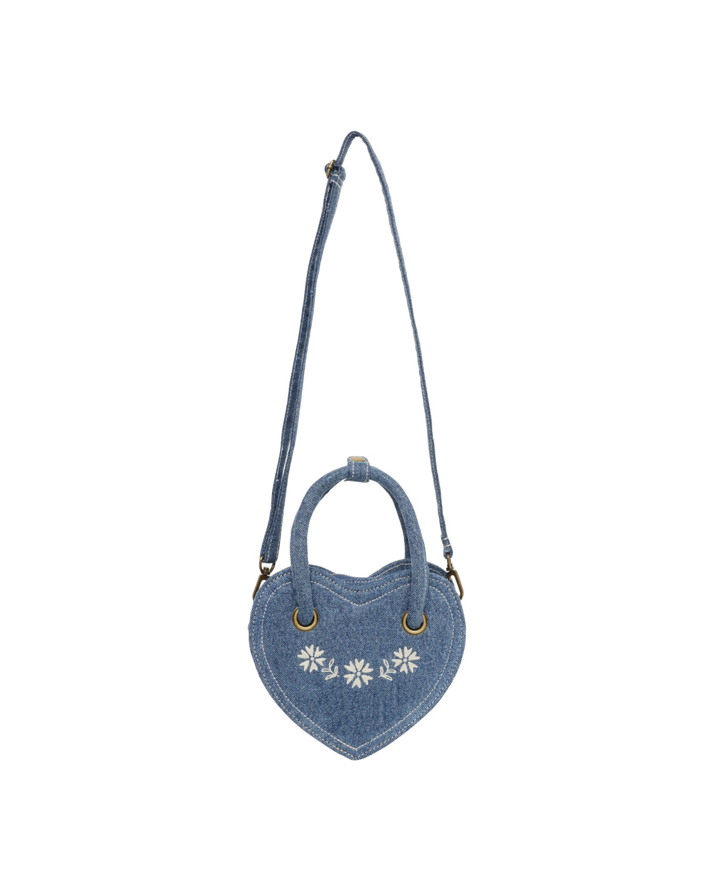 HEART PURSE INDIGO