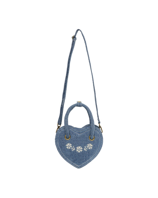 HEART PURSE INDIGO