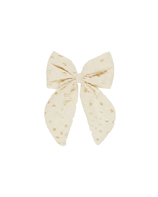 Oversized Bow || Natural
