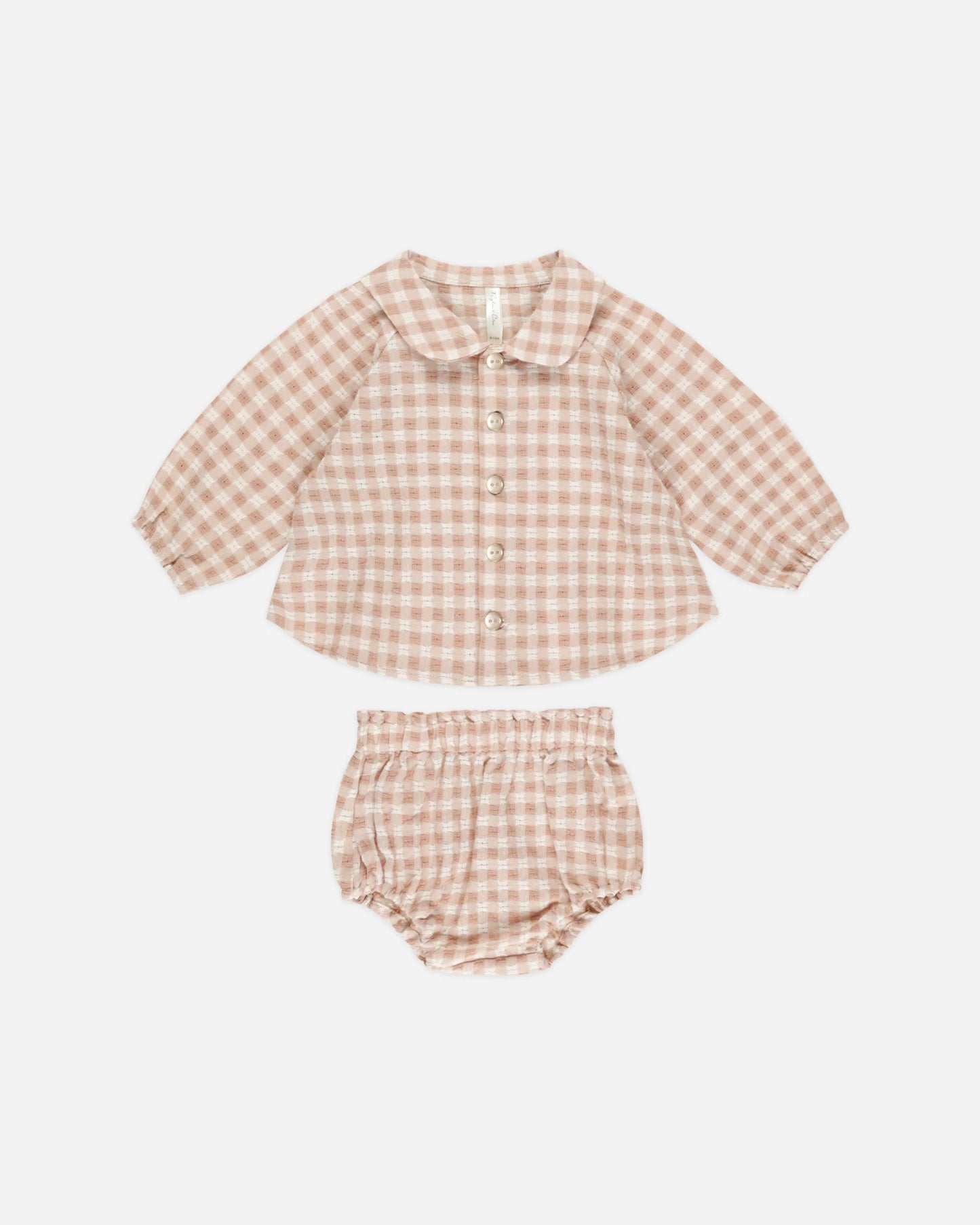 NELLIE SET PINK GINGHAM