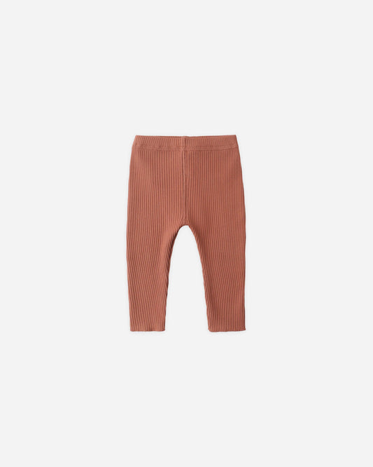 Ribbed Legging Red