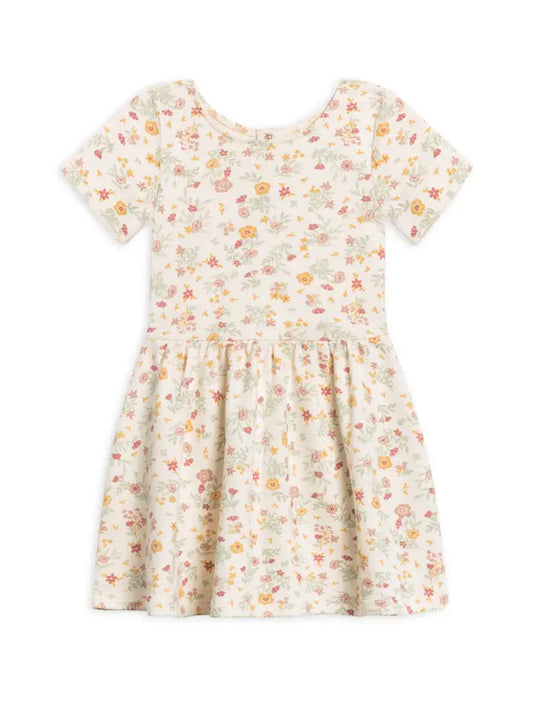 STELLA SHORT SLEEVE SWING DRESS BIANCA FLORAL BERRY