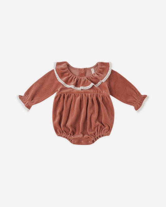 Wendy Romper || Cranberry