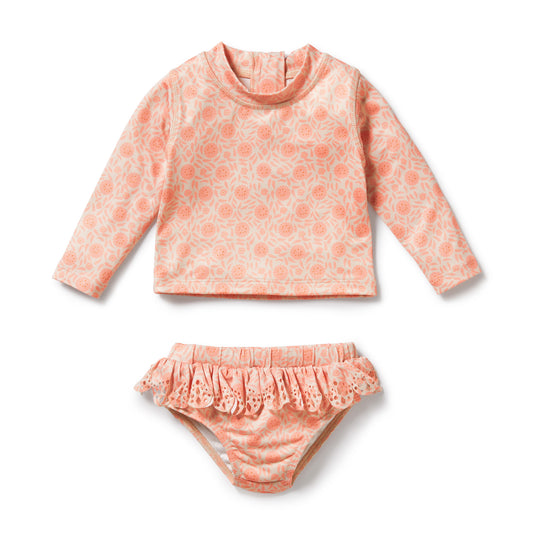 Amelie Floral Cutwork Swimsuit
