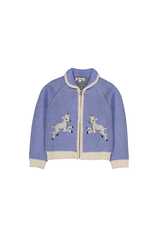 Ziply Cardigan || Lamb