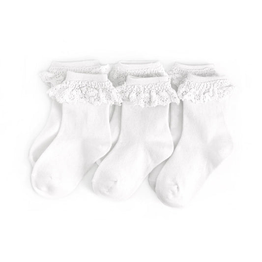 MIDI SOCKS WHITE 3 PACK