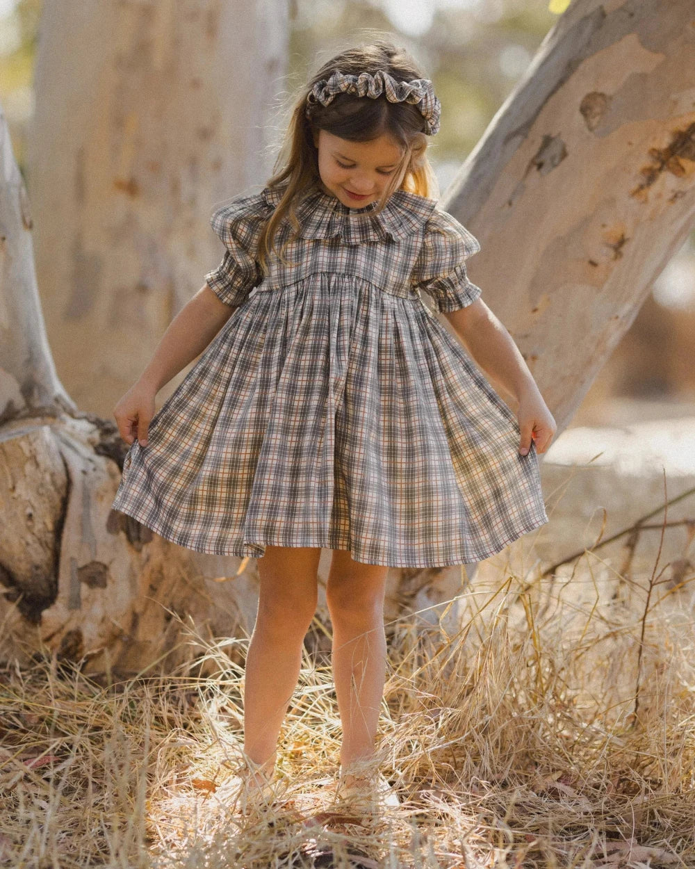 Amelia Dress Holiday Plaid