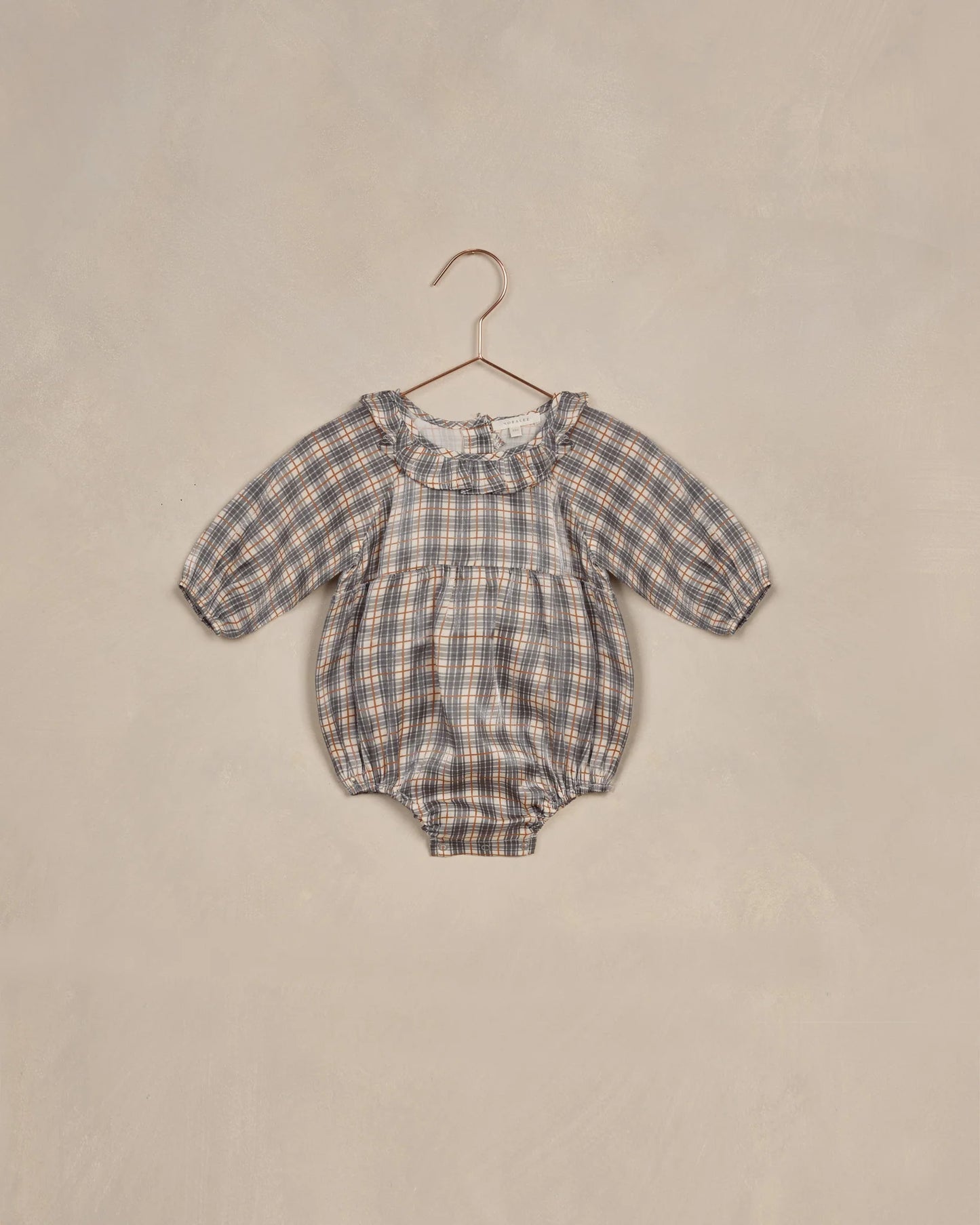 ADELINE ROMPER HOLIDAY PLAID