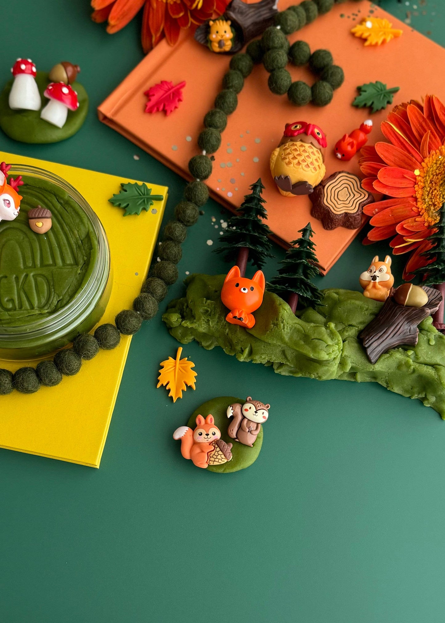 Forest Friends Kid Dough Play Kit