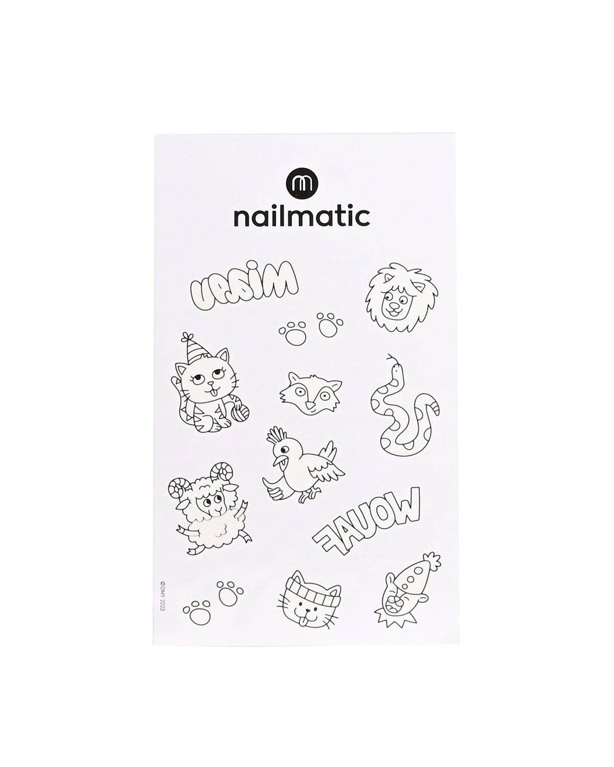 Temporary Coloring Tattoos - Animals