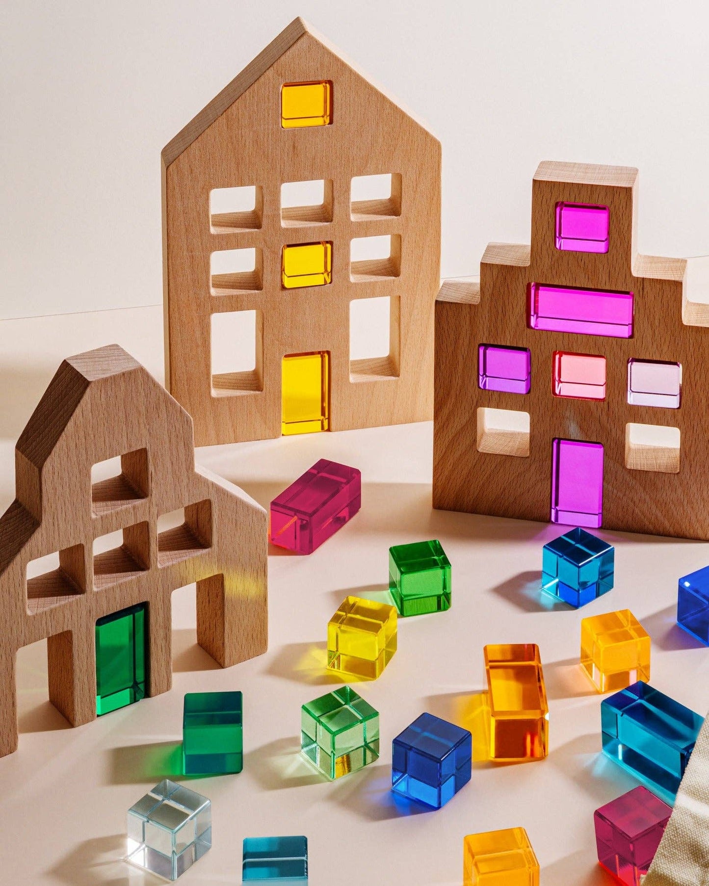 Riley City Blocks & Gems Set: Multicolor / L