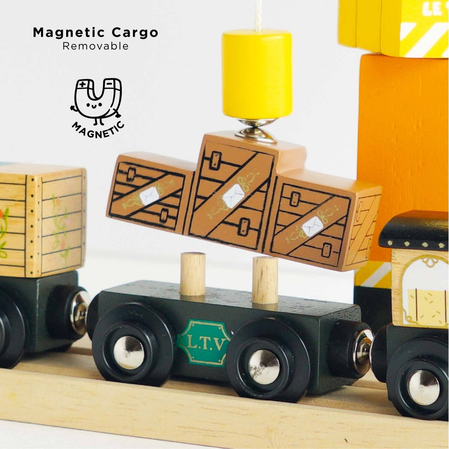 Great Green Train & Goods Wagons