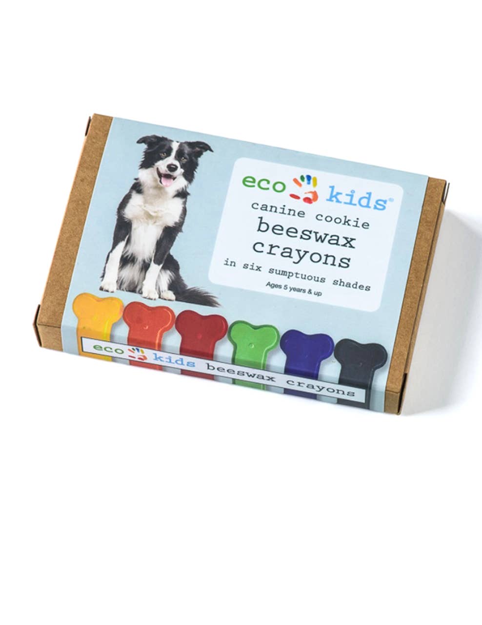 Beeswax crayons - canine cookie - case