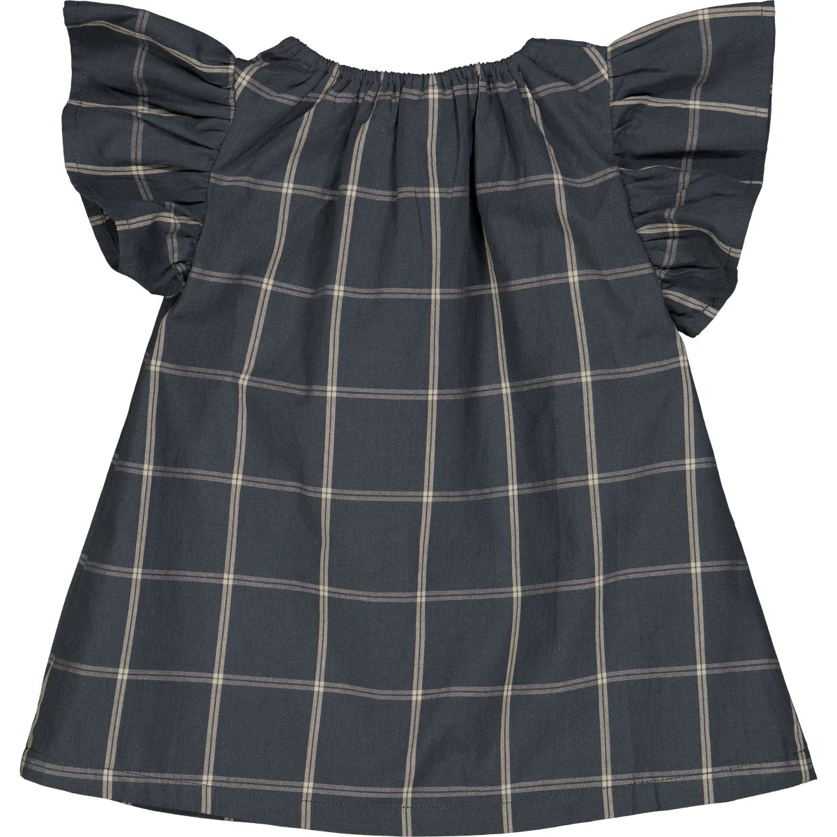 Check Dress || Night Blue