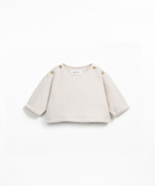 Fleece Knit Sweater with Matching Pant