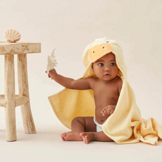 BATH WRAP YELLOW DUCKY