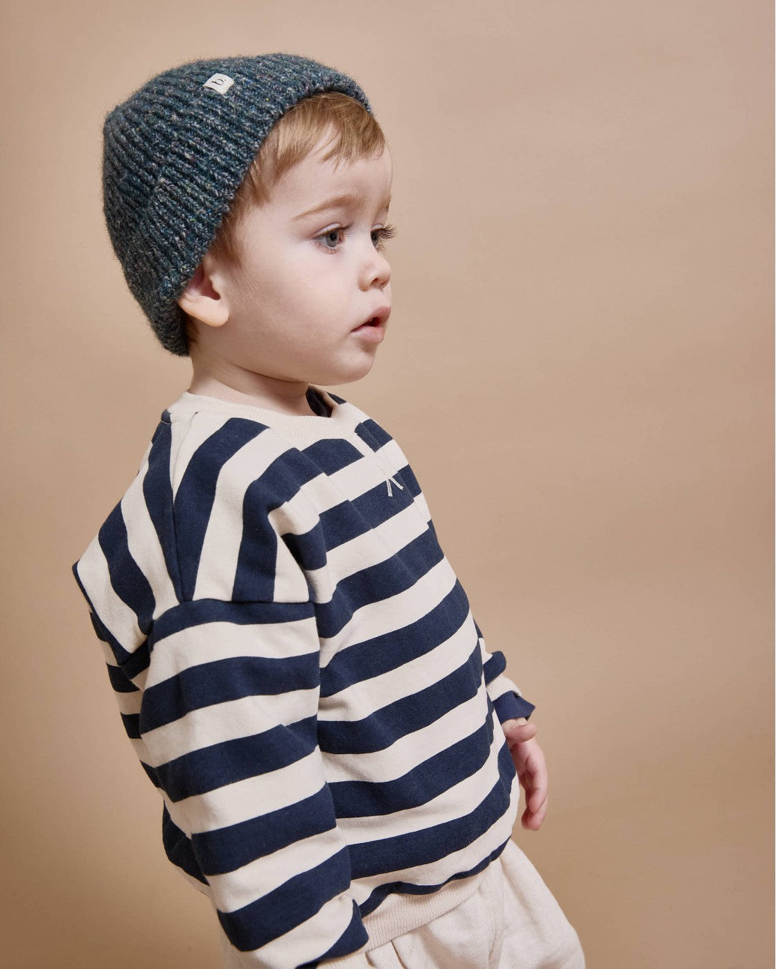 BB Stripes Sweatshirt Ivory