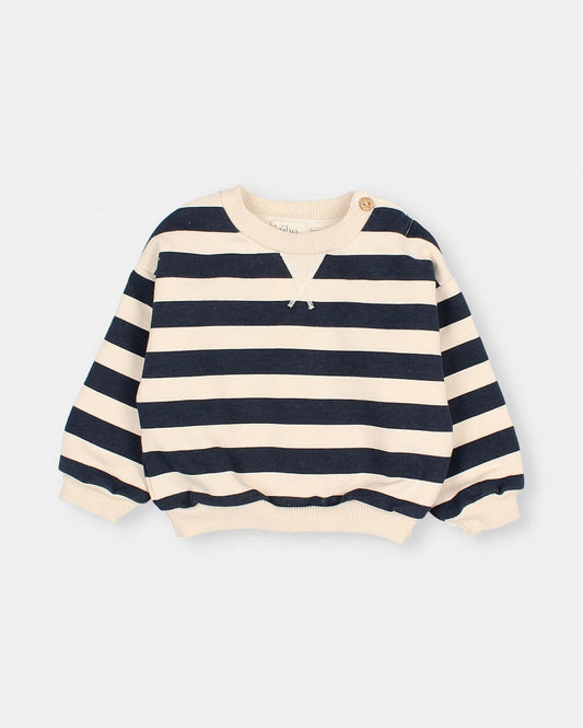 BB Stripes Sweatshirt Ivory