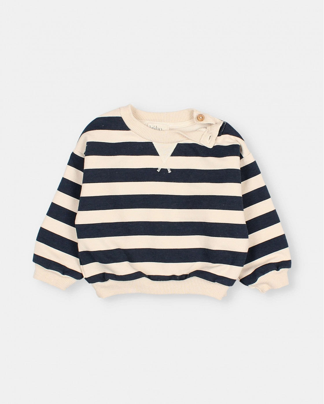 BB Stripes Sweatshirt Ivory