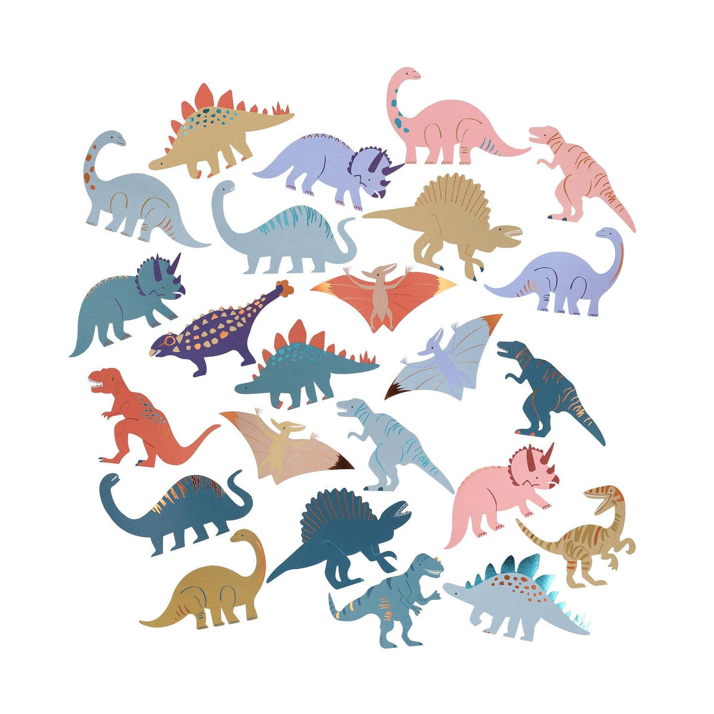 Dinosaur Shaped Stickers