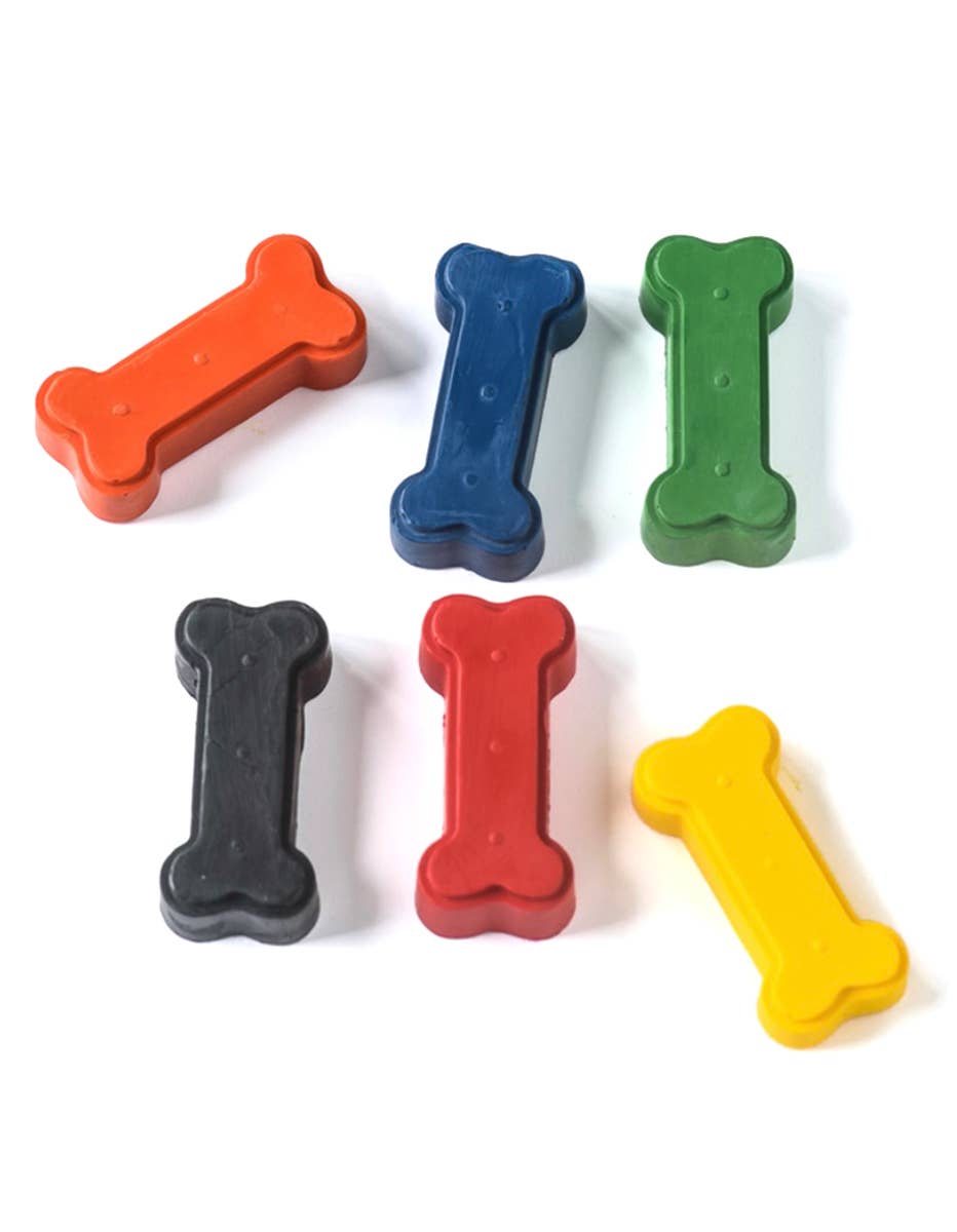 Beeswax crayons - canine cookie - case