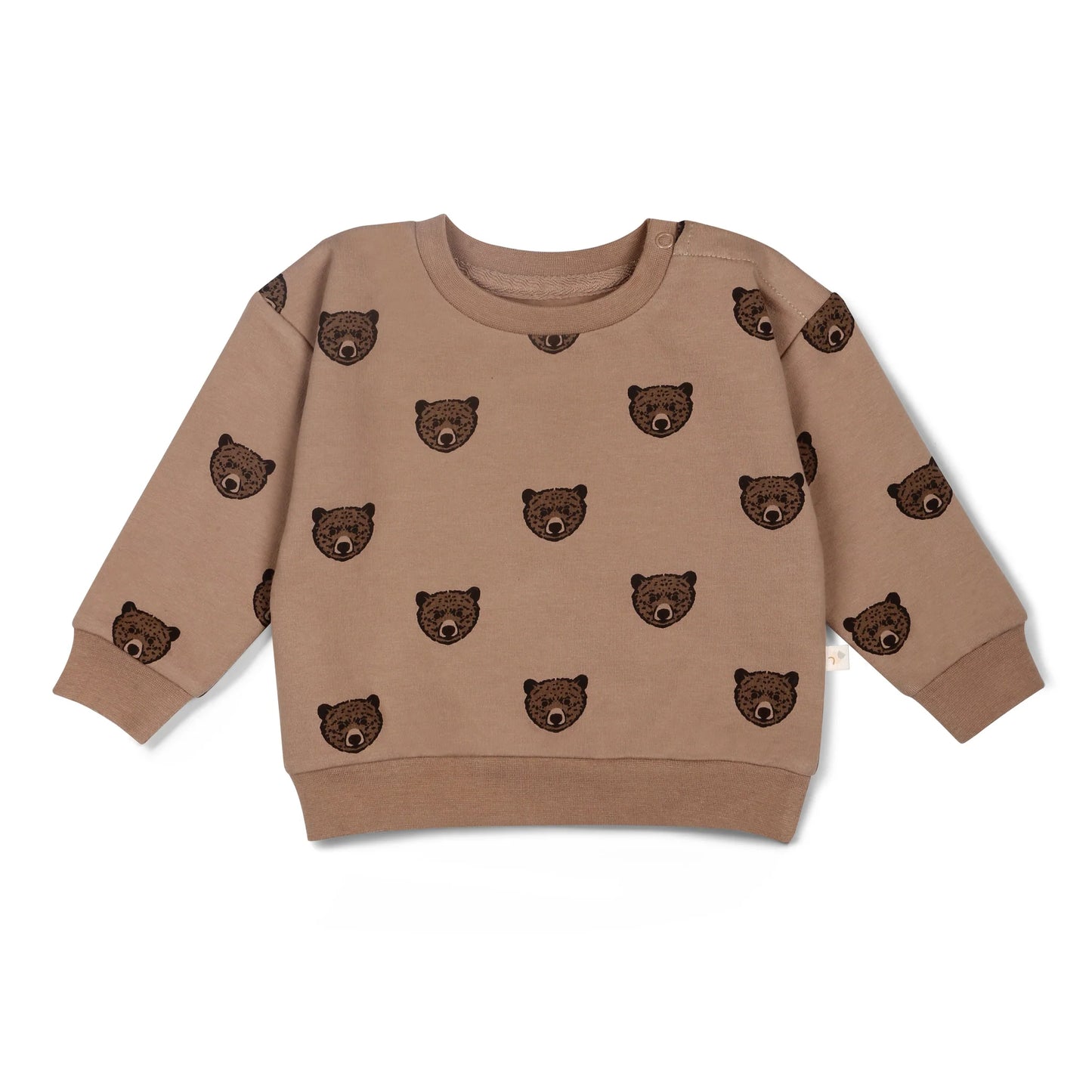 ORGANIC FLEECE SWEATSHIRT WILD BEAR