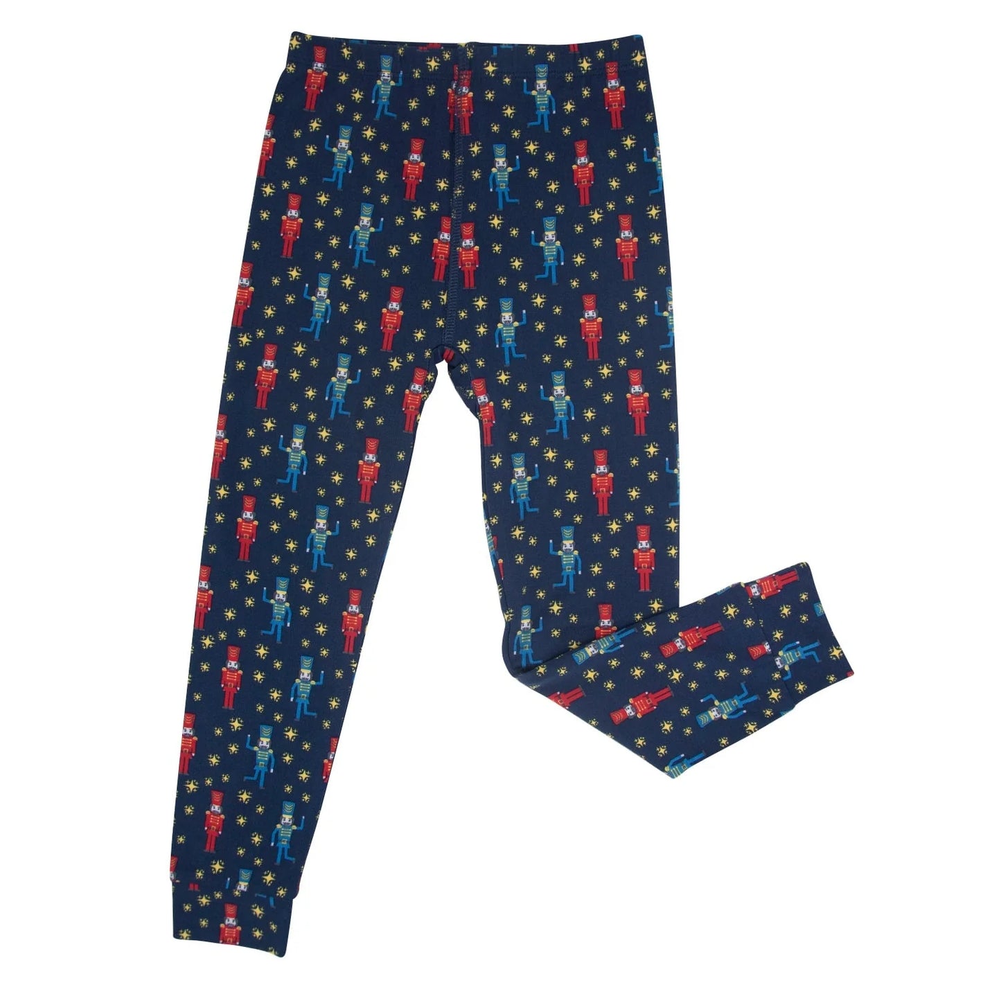 Bamboo Big Kid Pajama Nutcracker Navy