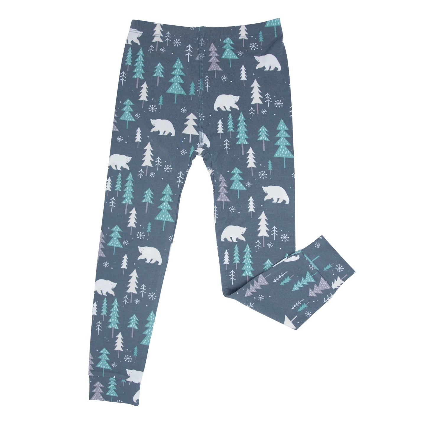 BAMBOO BIG KID PAJAMAS WINTER FOREST