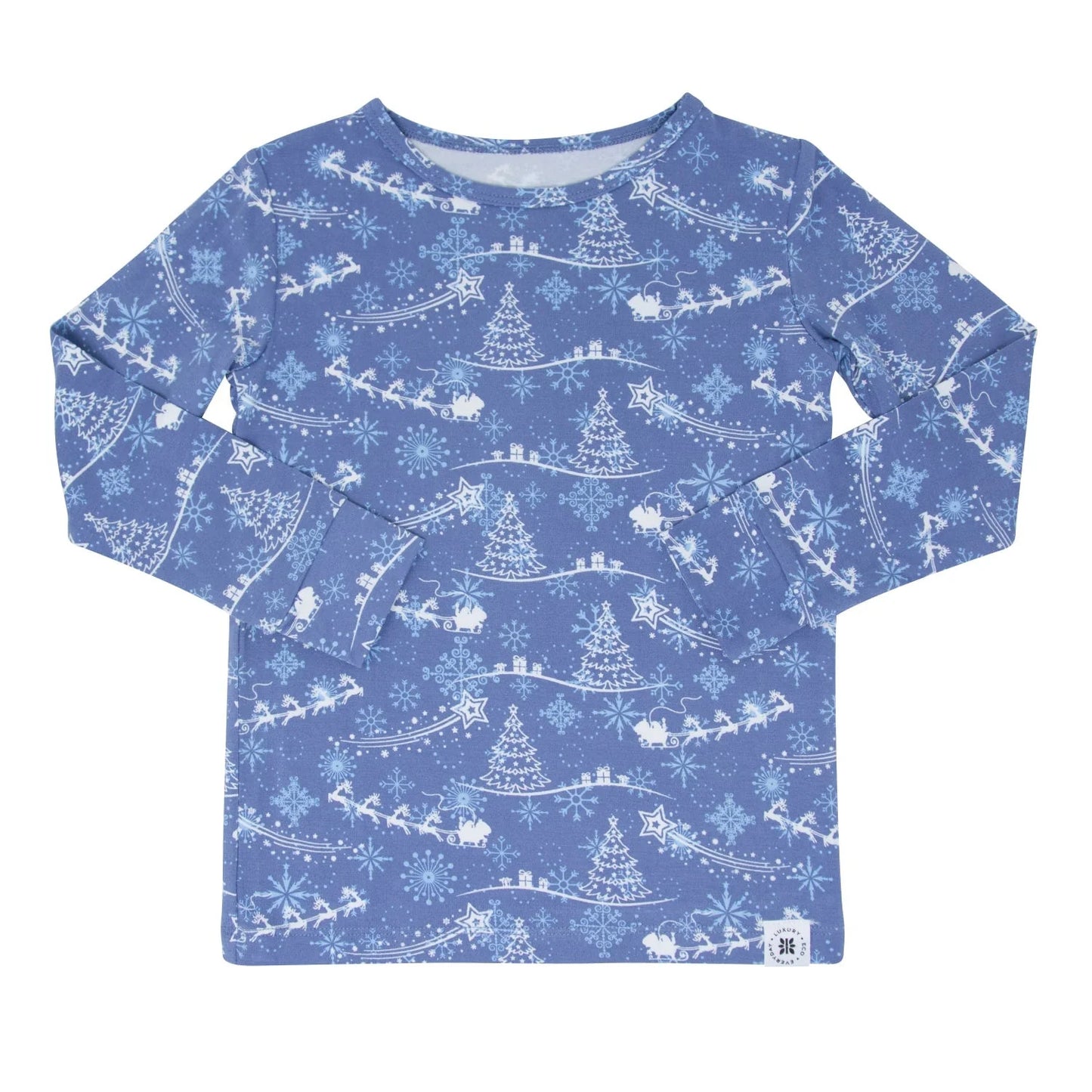 Bamboo Big Kid Pajama - Let It Snow