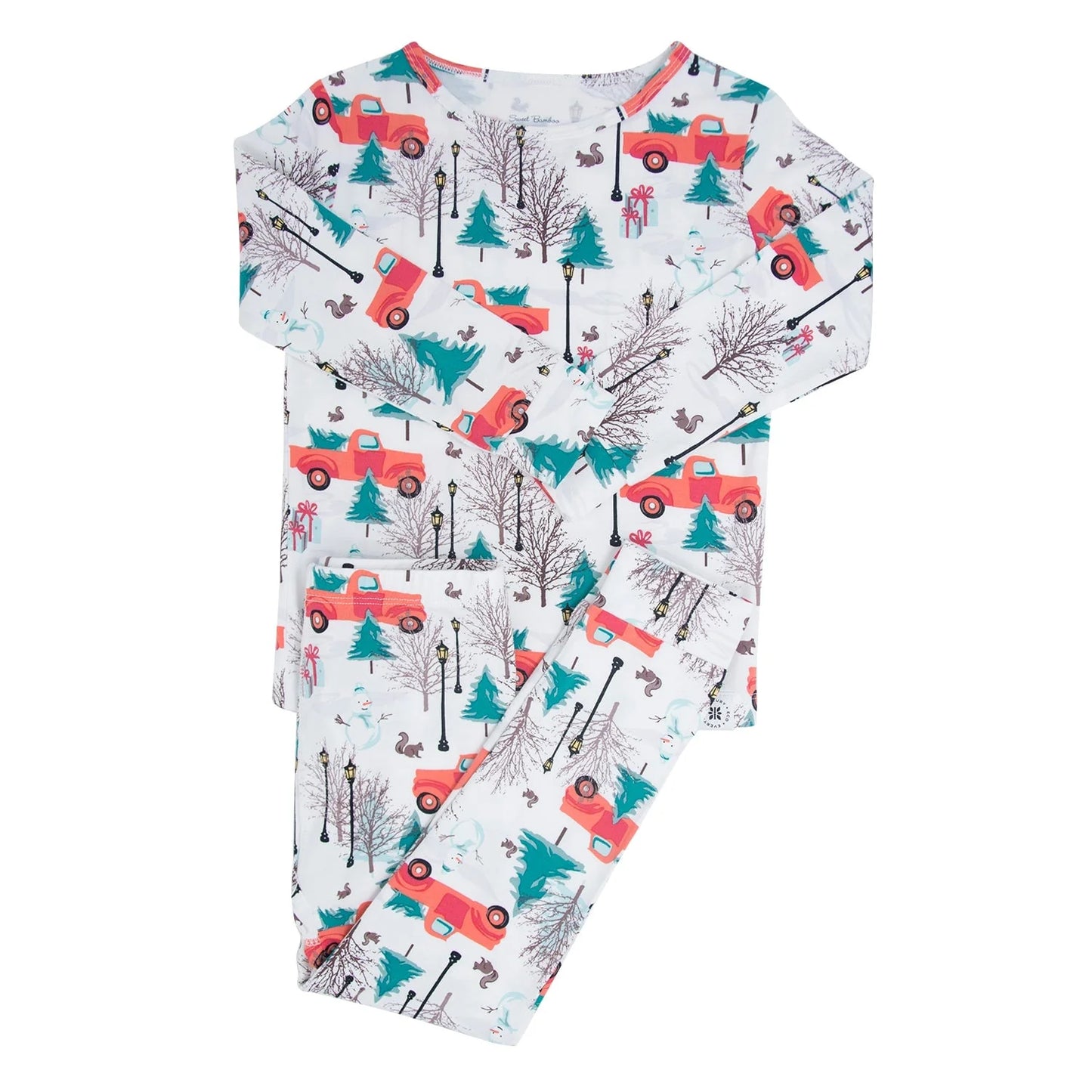 BAMBOO BIG KID PAJAMA WINTER WONDERLAND