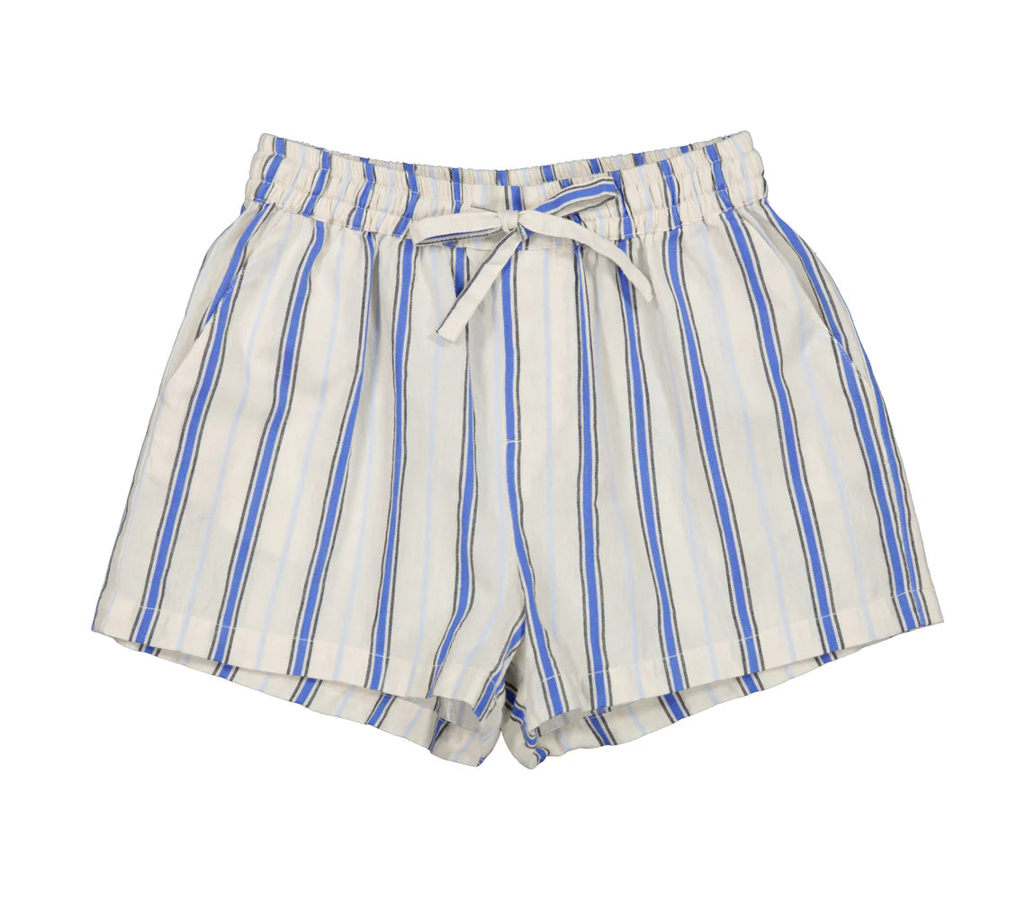 Pina Shorts  || Chambray Stripe