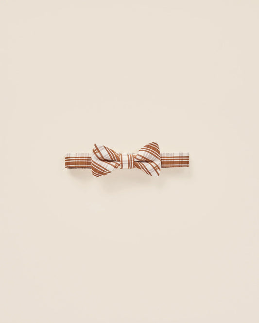 BOW TIE COPPER PLAID