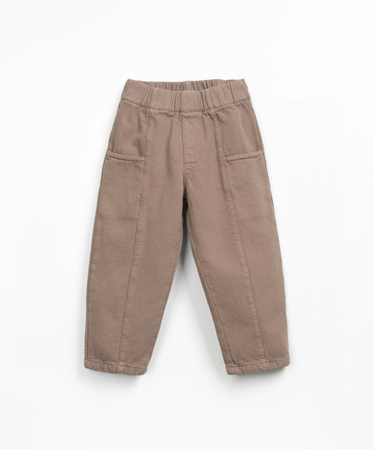 Twill Trousers with Pockets