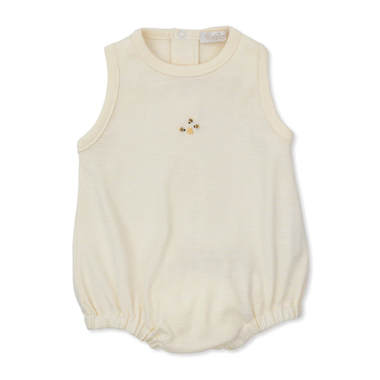 Bubble with Hand Embroidered Beehive and Bee