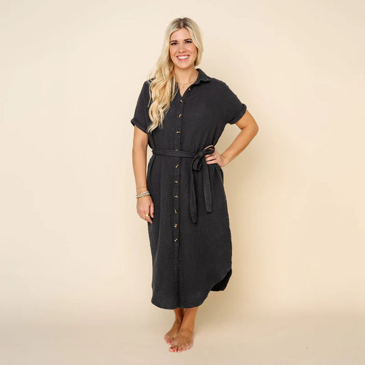 Everyday Dress Charcoal