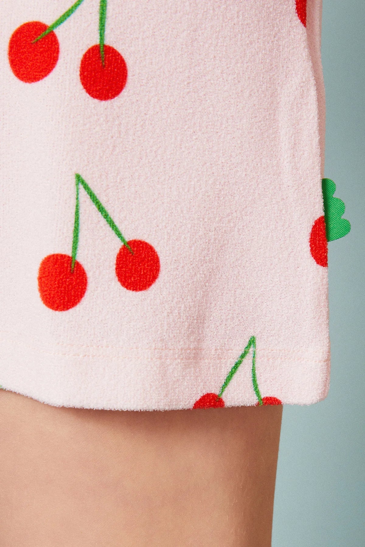Girls Terrycloth Swim Cover-up || Cherry