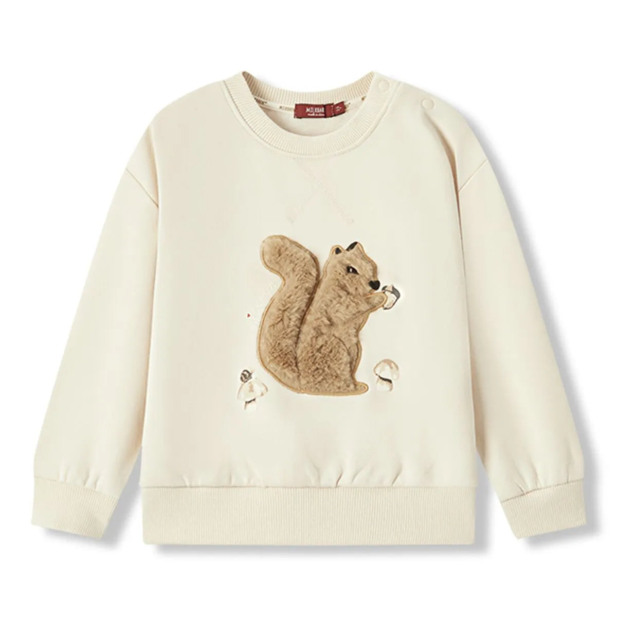 COZY SWEATSHIRT CREAM CHIPMUNK