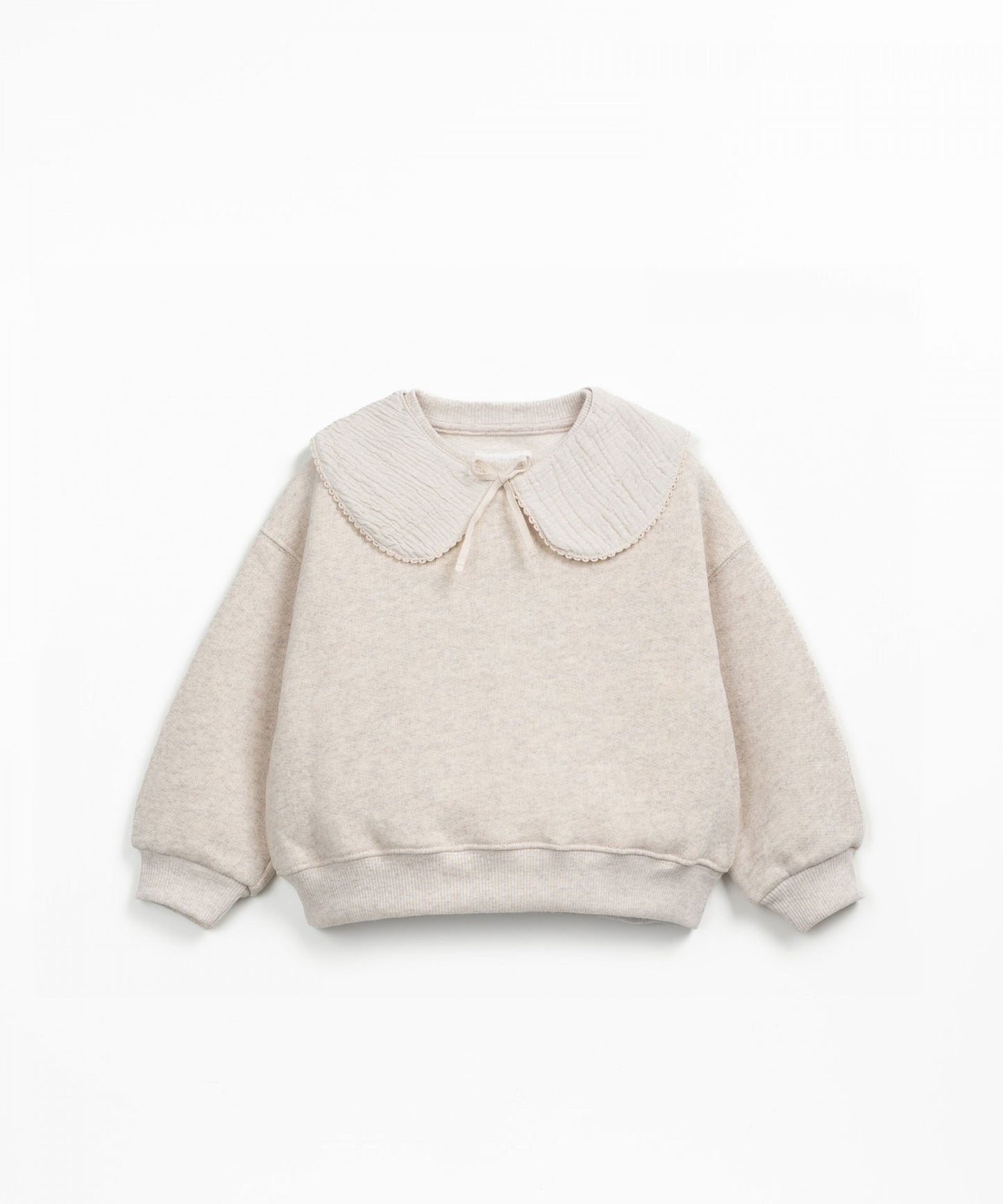 Knitted Sweater with Removable Collar w/ Matching Fleece Trouser