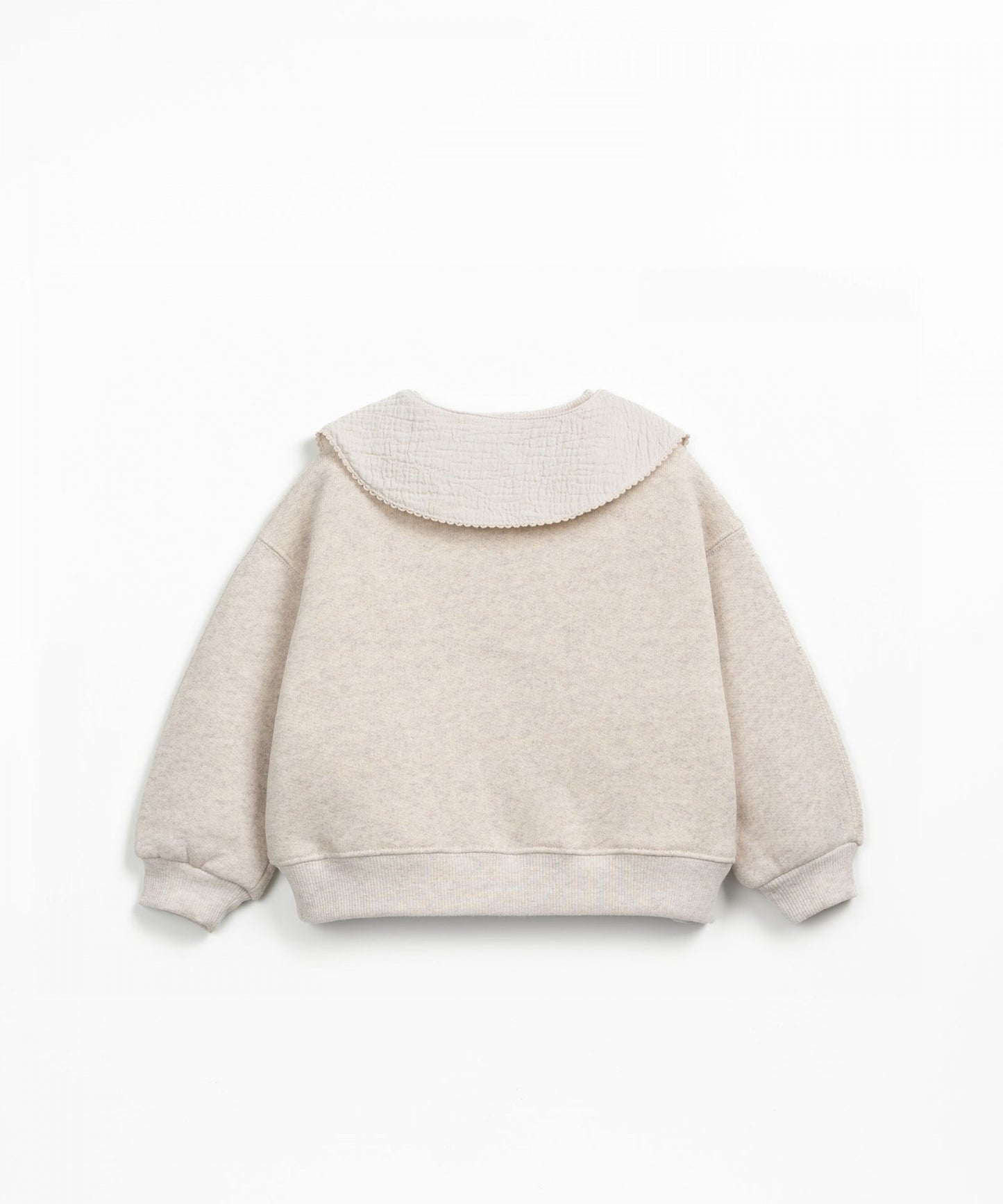 Knitted Sweater with Removable Collar w/ Matching Fleece Trouser