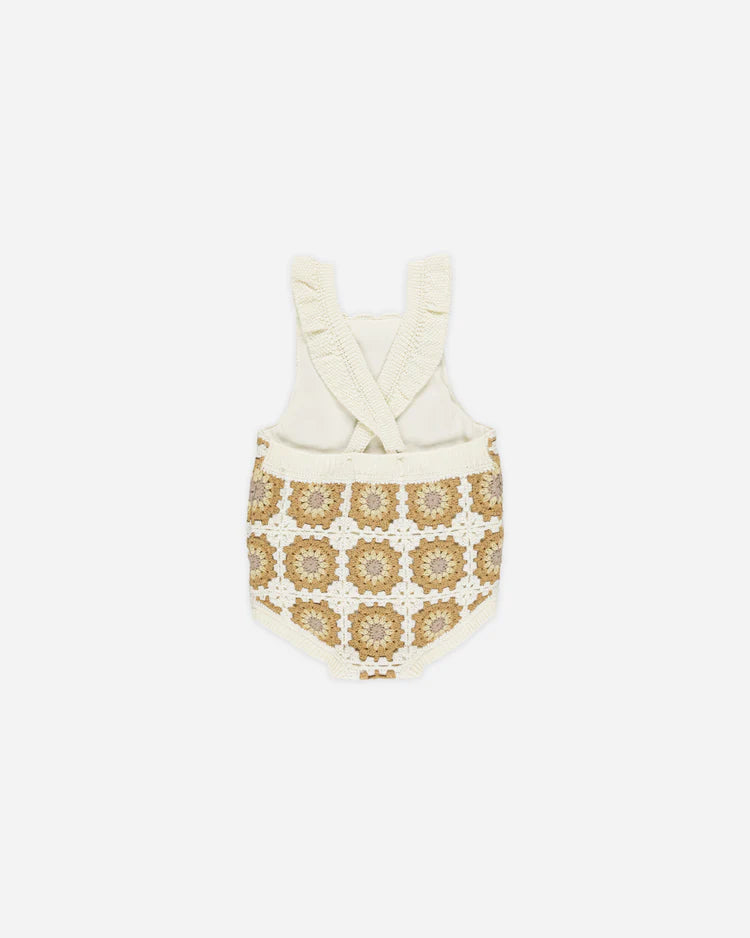 Crochet Romper || Marigold Daisy